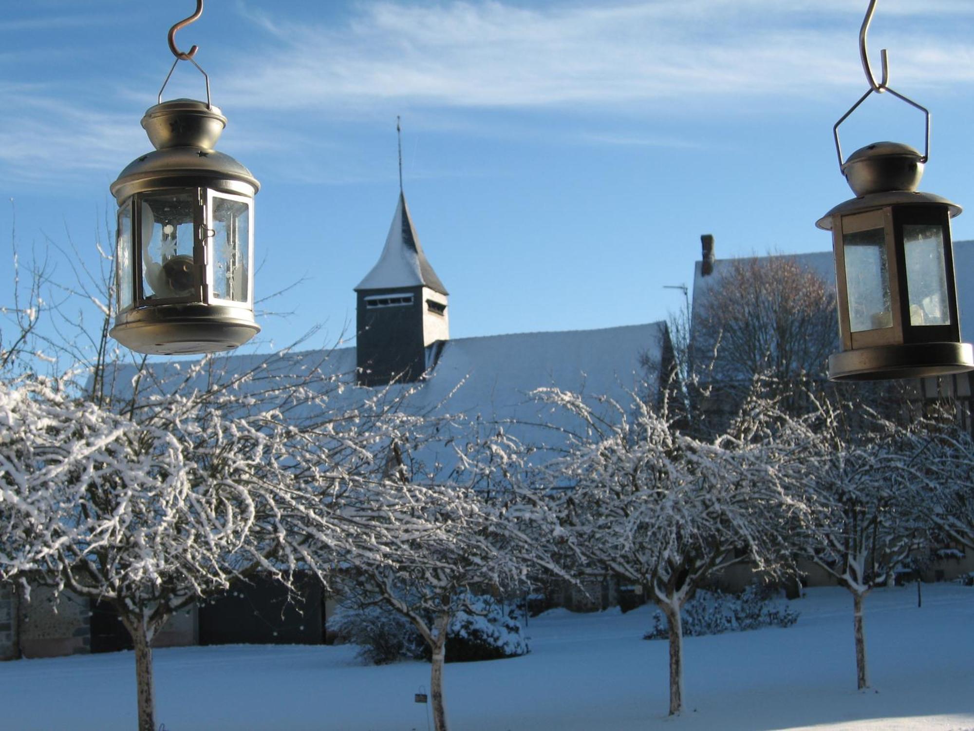 Bed and Breakfast La Ferme Au Colombier Neron Exterior foto